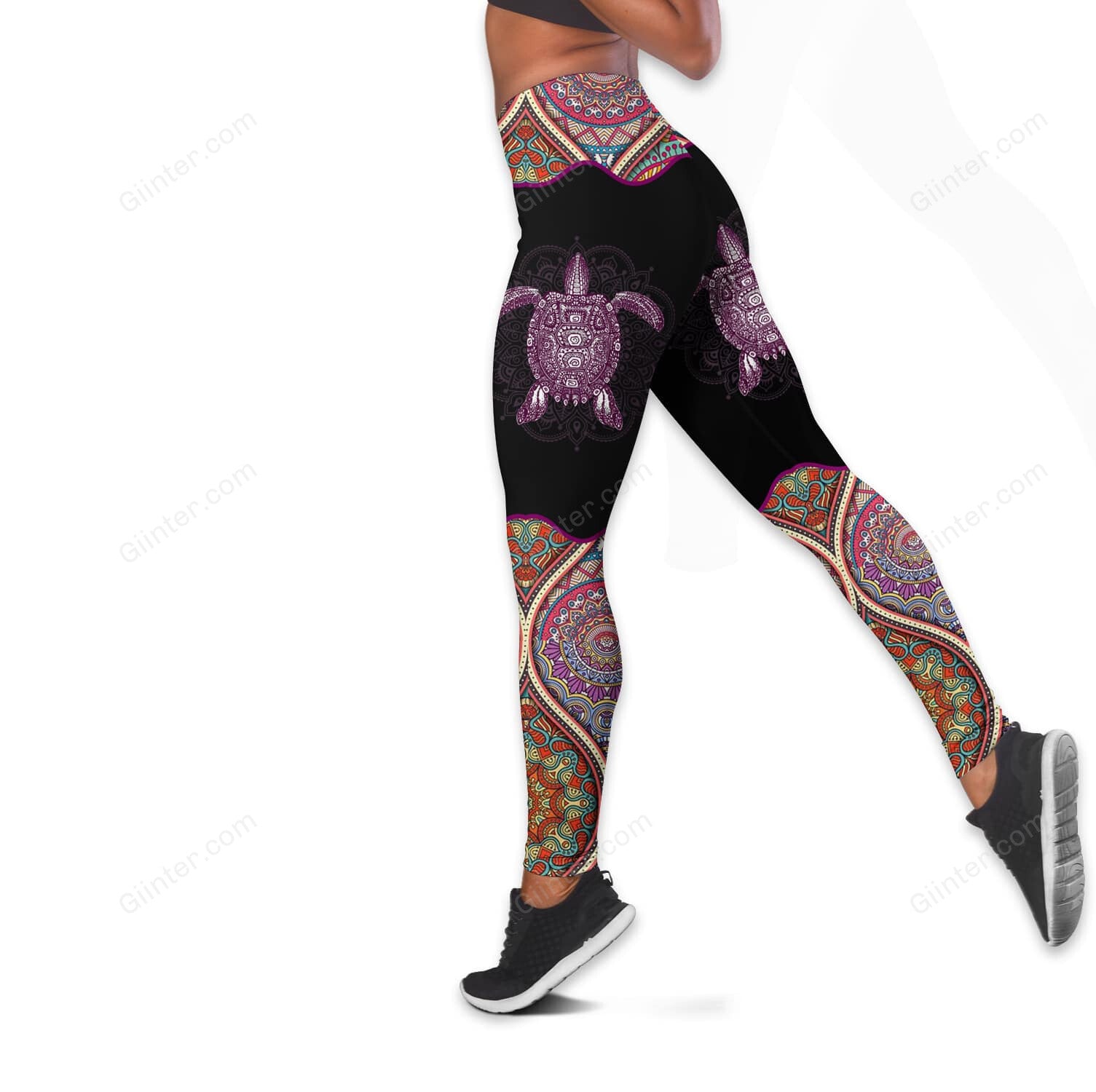 Mandala Sea Turtle Combo Hoodie & Legging 86