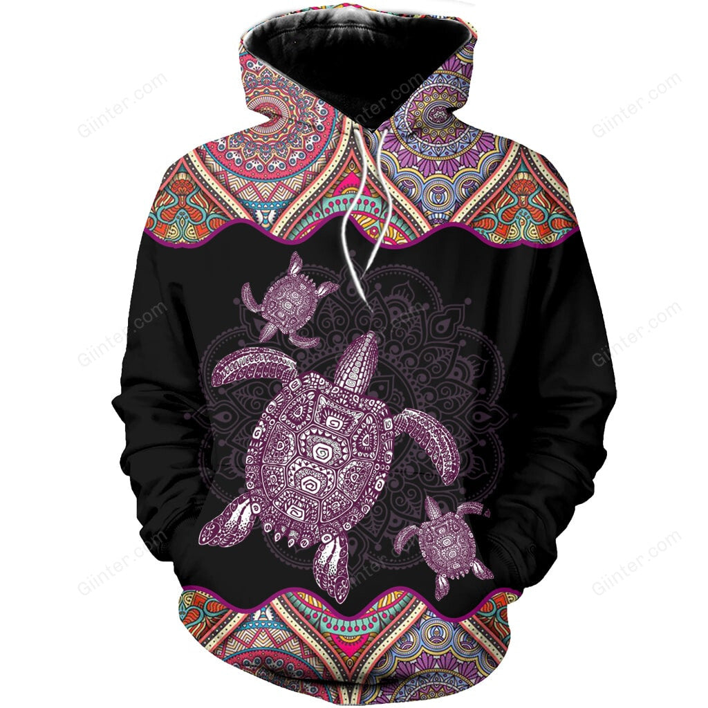 Mandala Sea Turtle Combo Hoodie & Legging 86