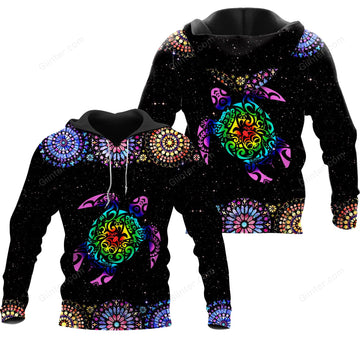 Mandala Turtle 3D All Over Printed Shirts For Men And Women 64
