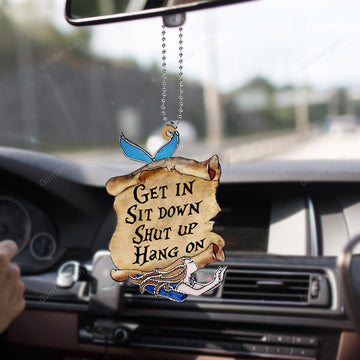 Mermaid Get In Sit Down Car Hanging Ornament GINMED01383
