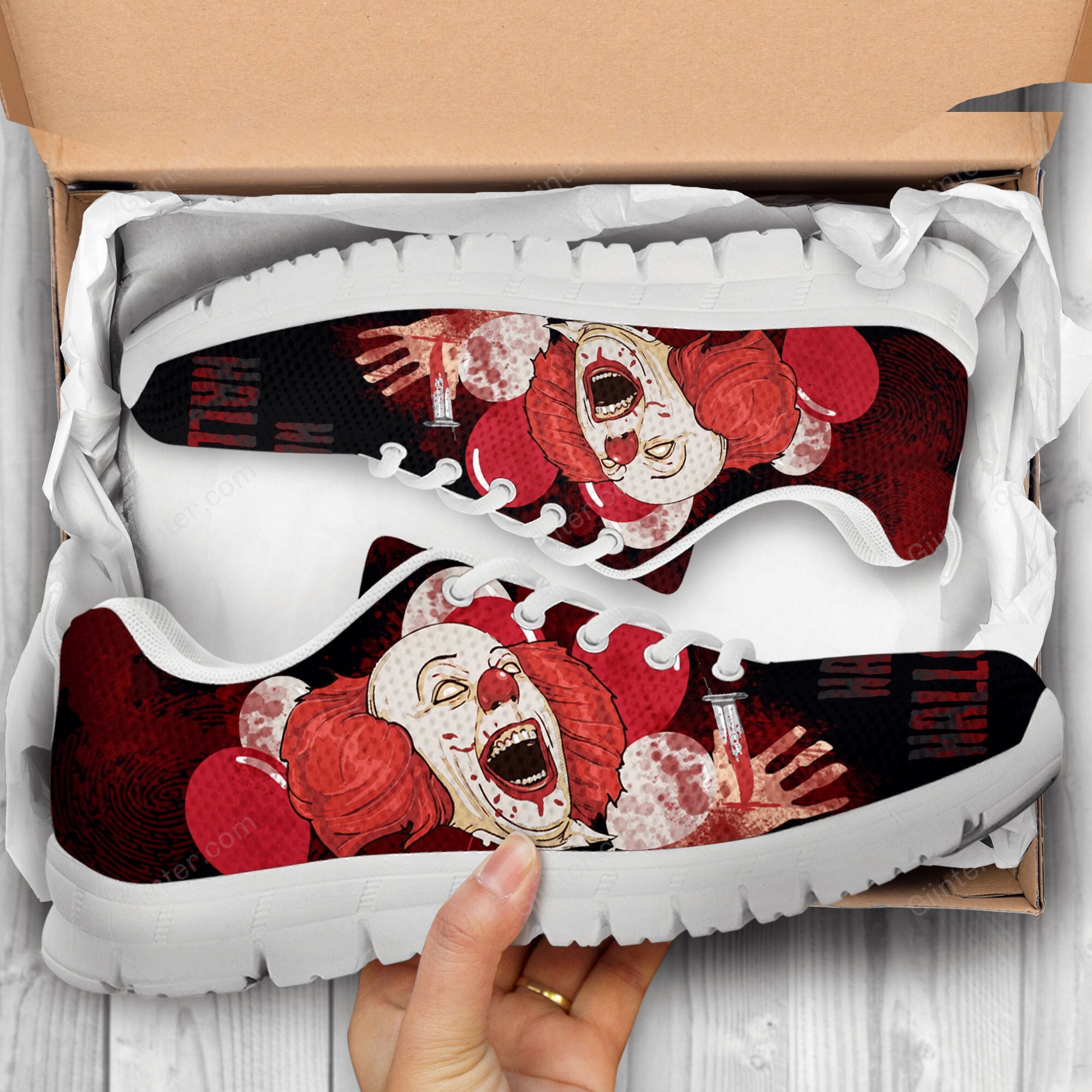 Mesh Running Shoes - Clown