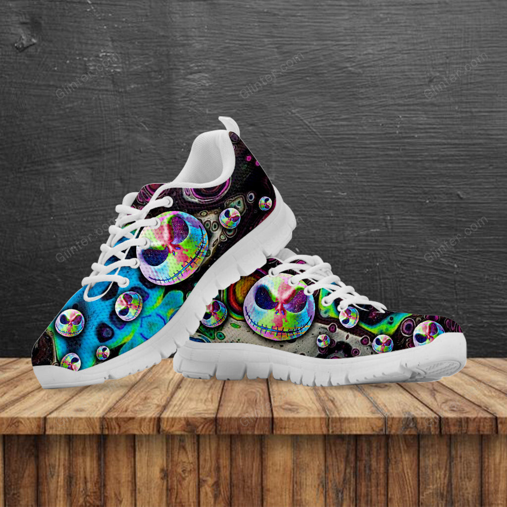 MESH RUNNING SHOES - Color Jack Skellington