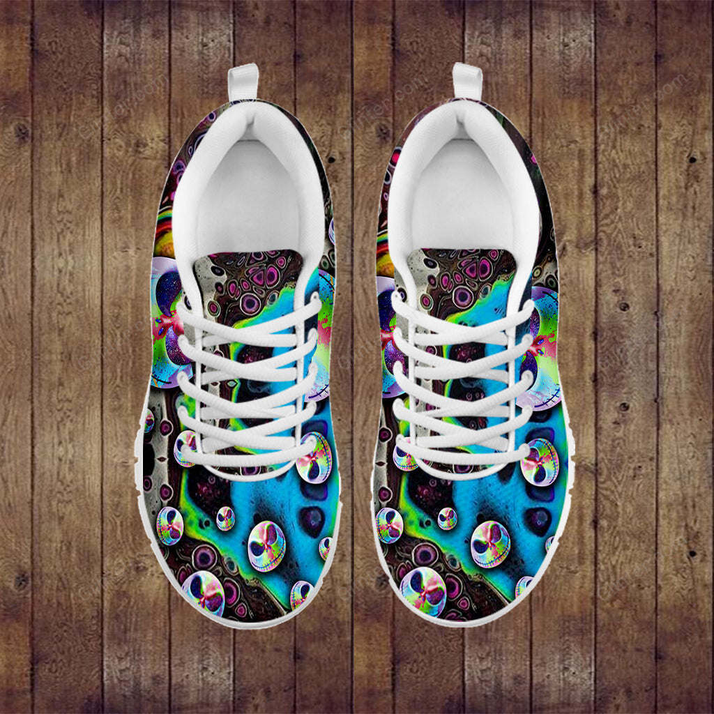 MESH RUNNING SHOES - Color Jack Skellington
