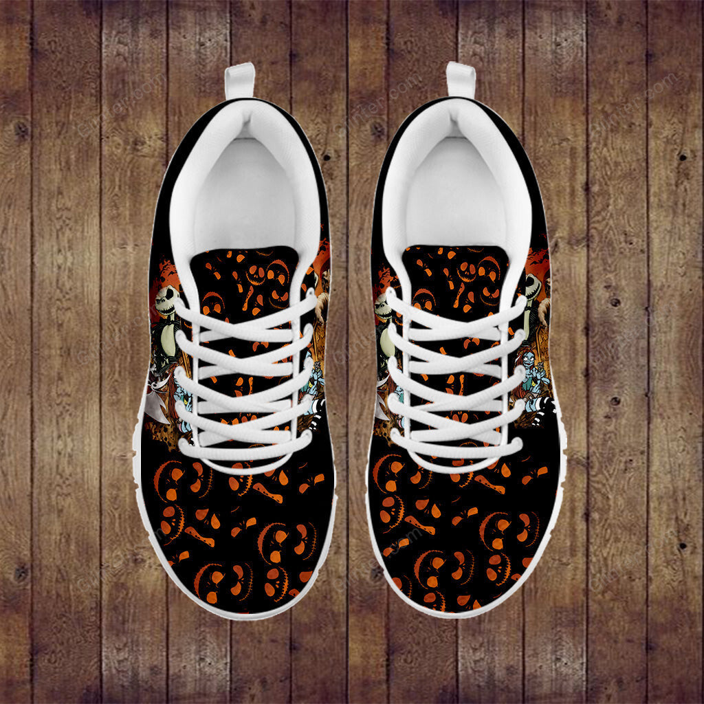 MESH RUNNING SHOES - Jack Skellington 236