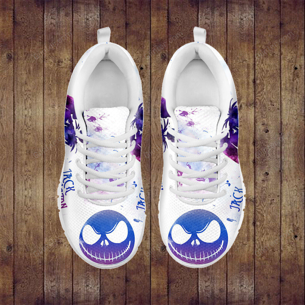 MESH RUNNING SHOES - Jack Skellington 342