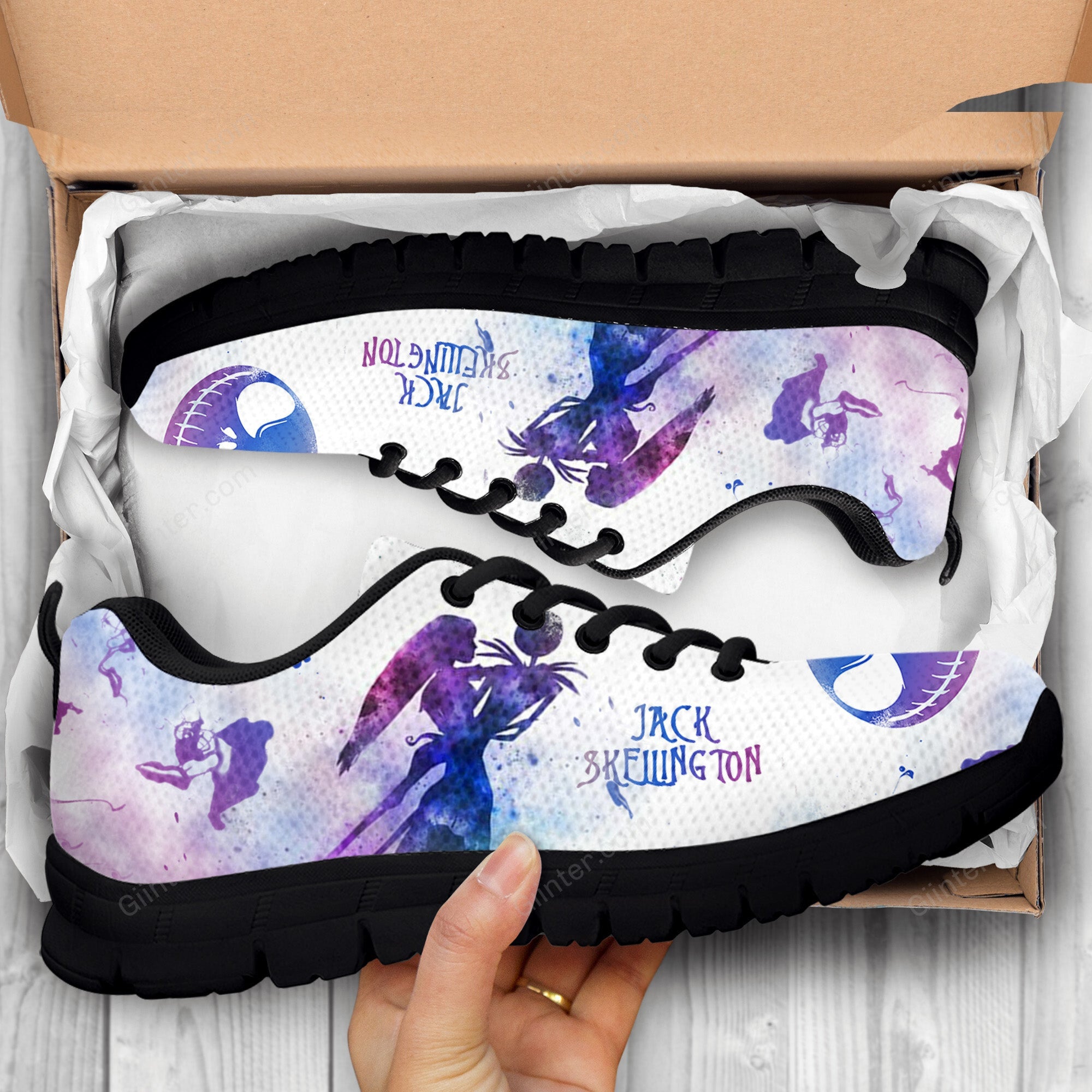 MESH RUNNING SHOES - Jack Skellington 342