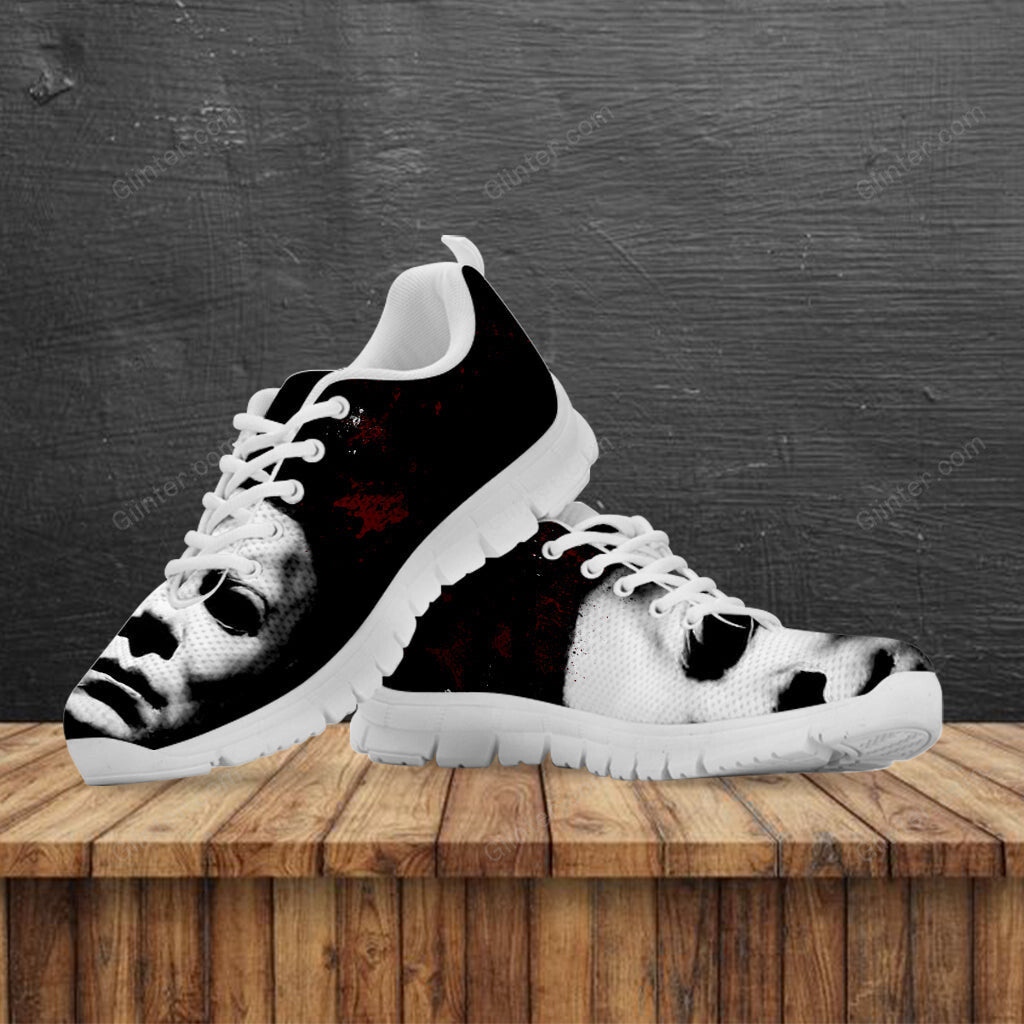 Mesh Running Shoes - Michael Myers In White