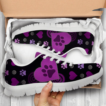 Purple shoes