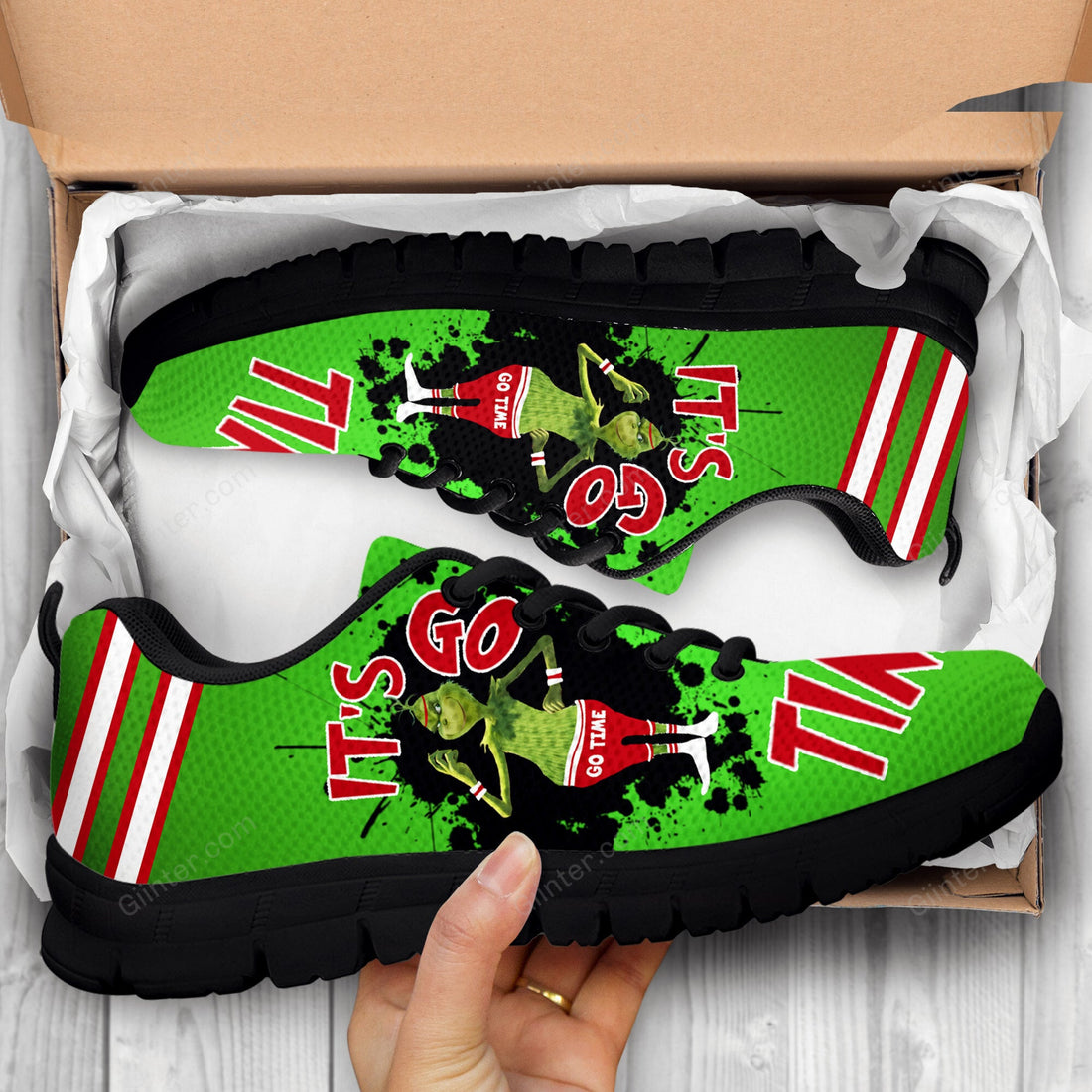 MESH RUNNING SHOES - The Grinch 02