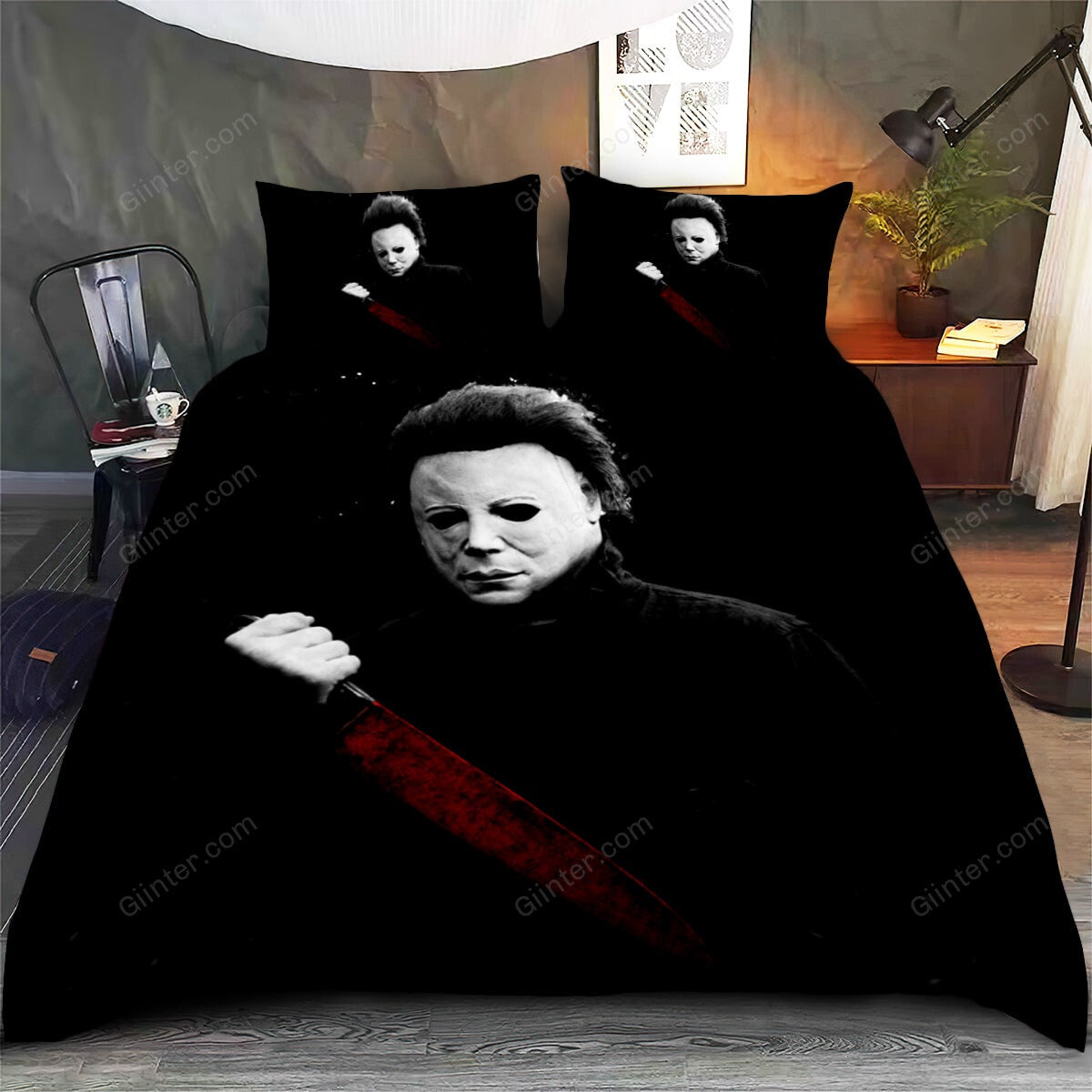 michael myers bedding set