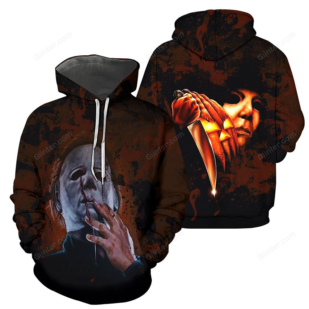 Michael Myers 3D All Over Printed Shirts For Men and Women 01