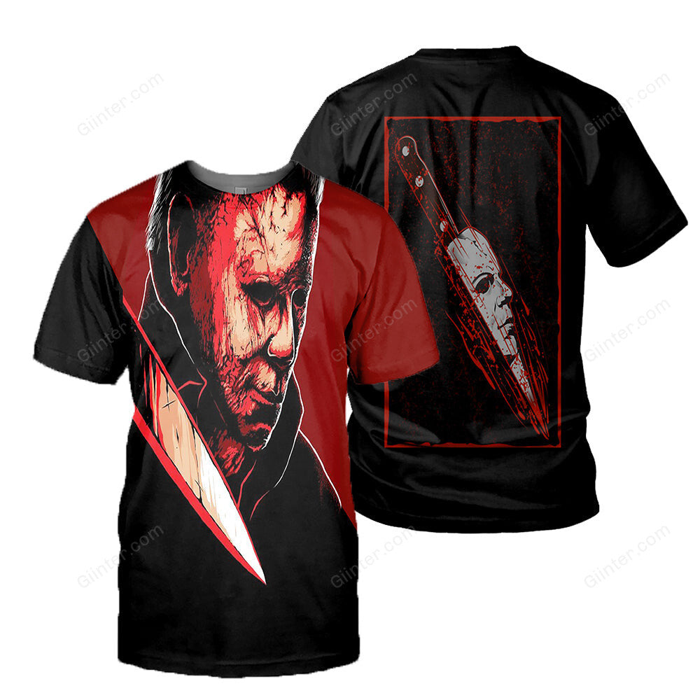 Michael Myers 3D All Over Printed Shirts For Men and Women 04