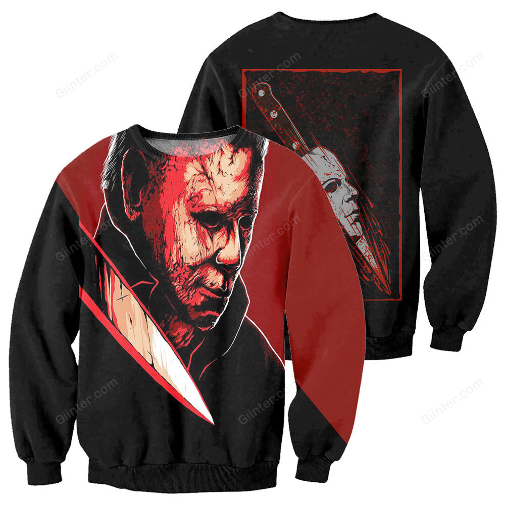 Michael Myers 3D All Over Printed Shirts For Men and Women 04