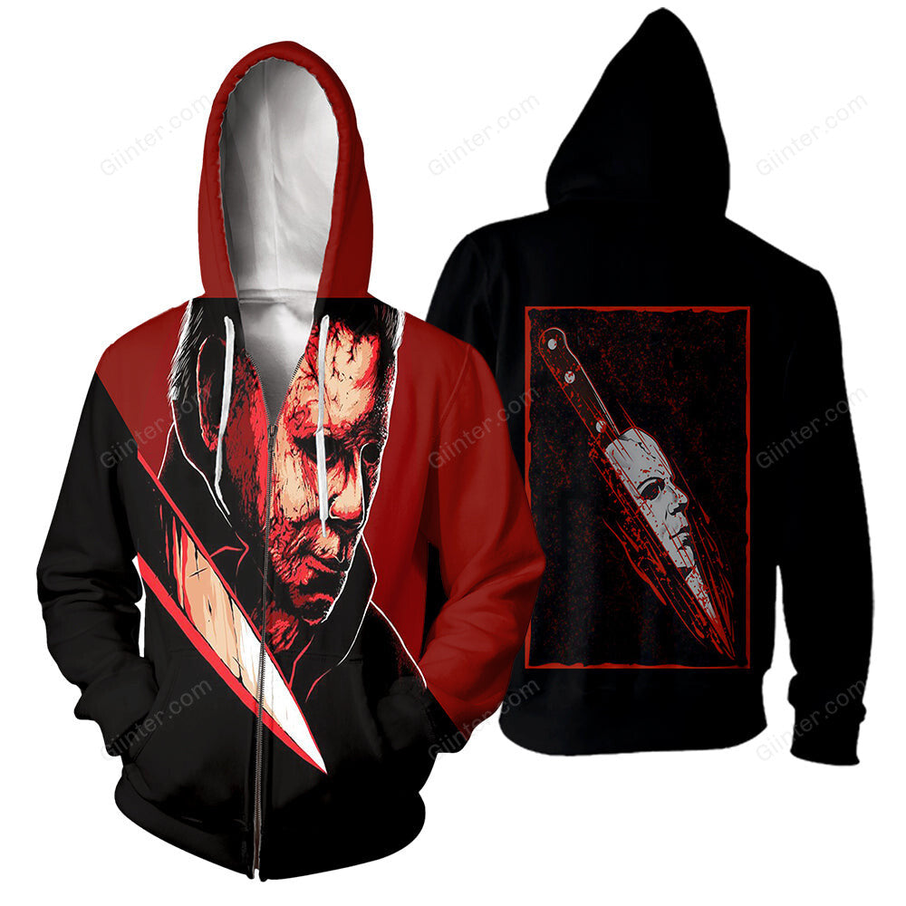 Michael Myers 3D All Over Printed Shirts For Men and Women 04