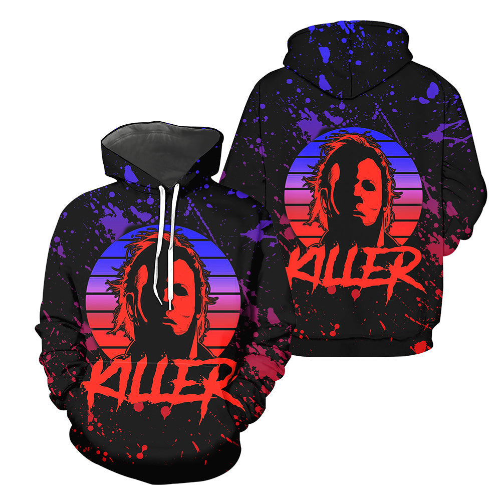Michael Myers 3D All Over Printed Shirts For Men and Women 06
