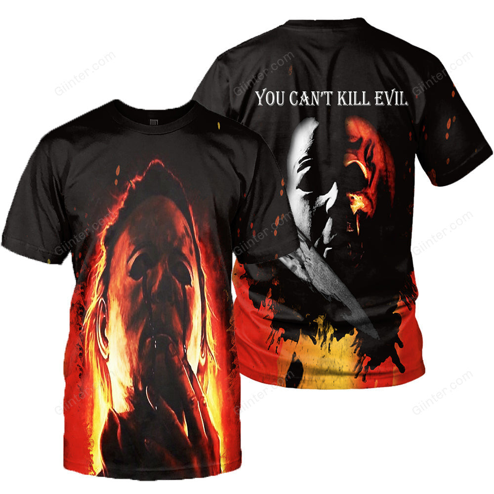 Michael Myers 3D All Over Printed Shirts For Men and Women 08