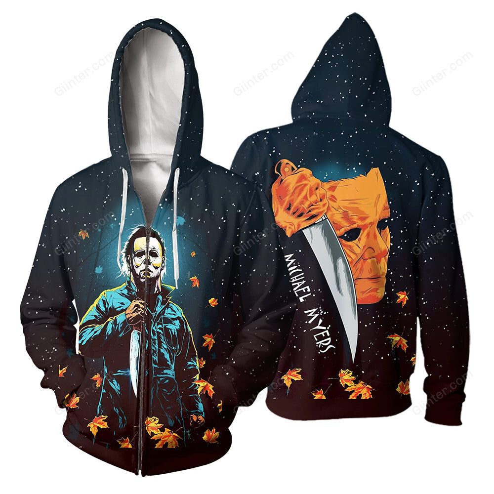 Michael Myers 3D All Over Printed Shirts For Men and Women 10