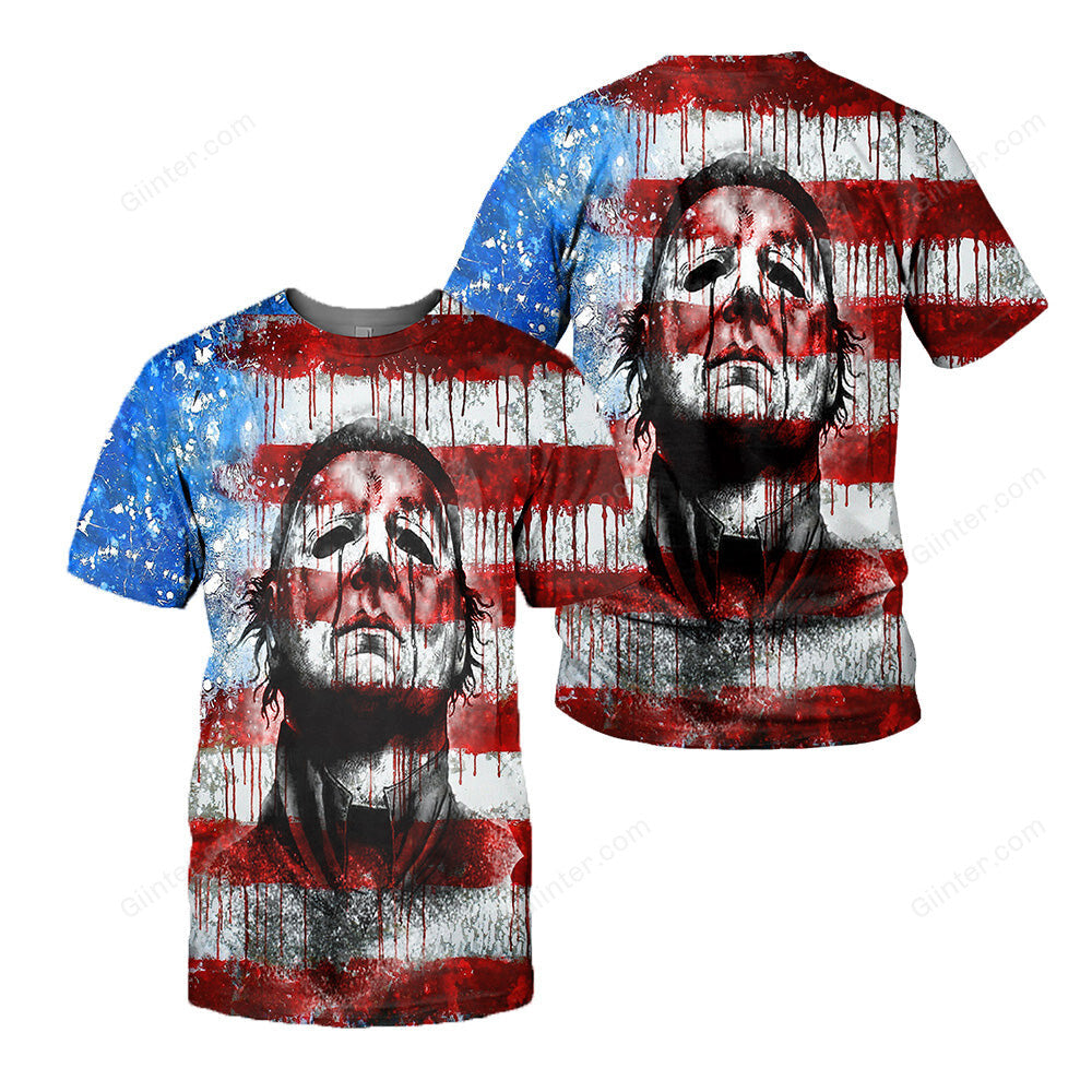Michael Myers 3D All Over Printed Shirts For Men and Women 112