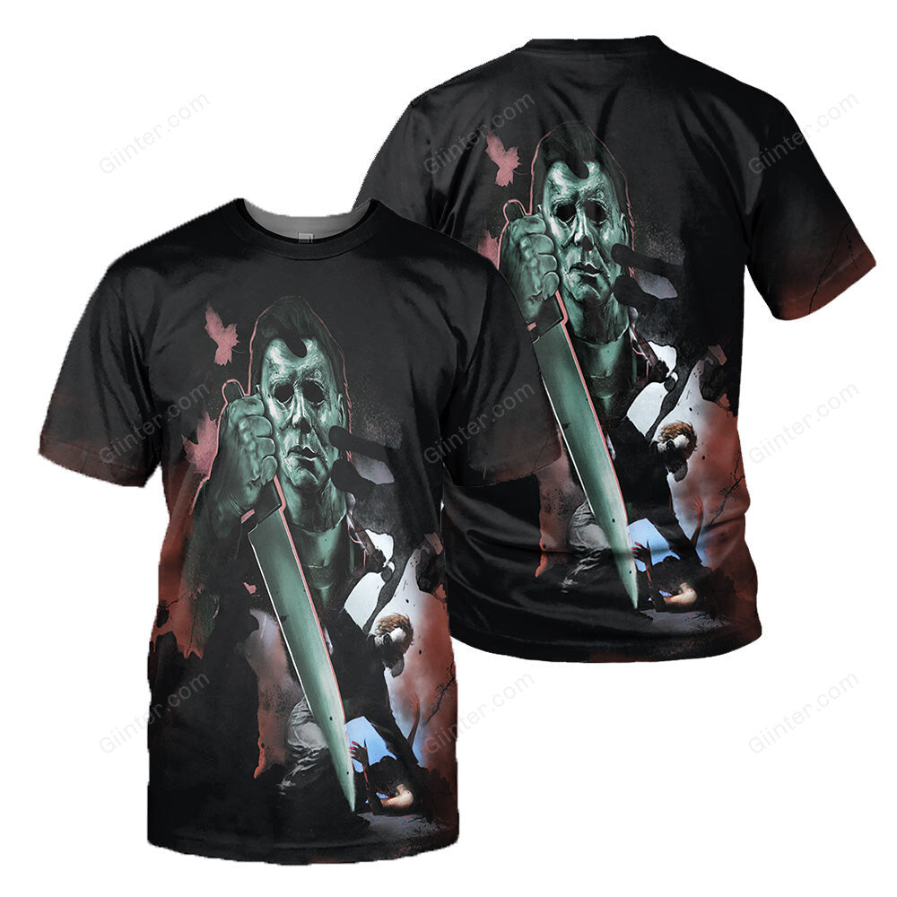 Michael Myers 3D All Over Printed Shirts For Men and Women 117