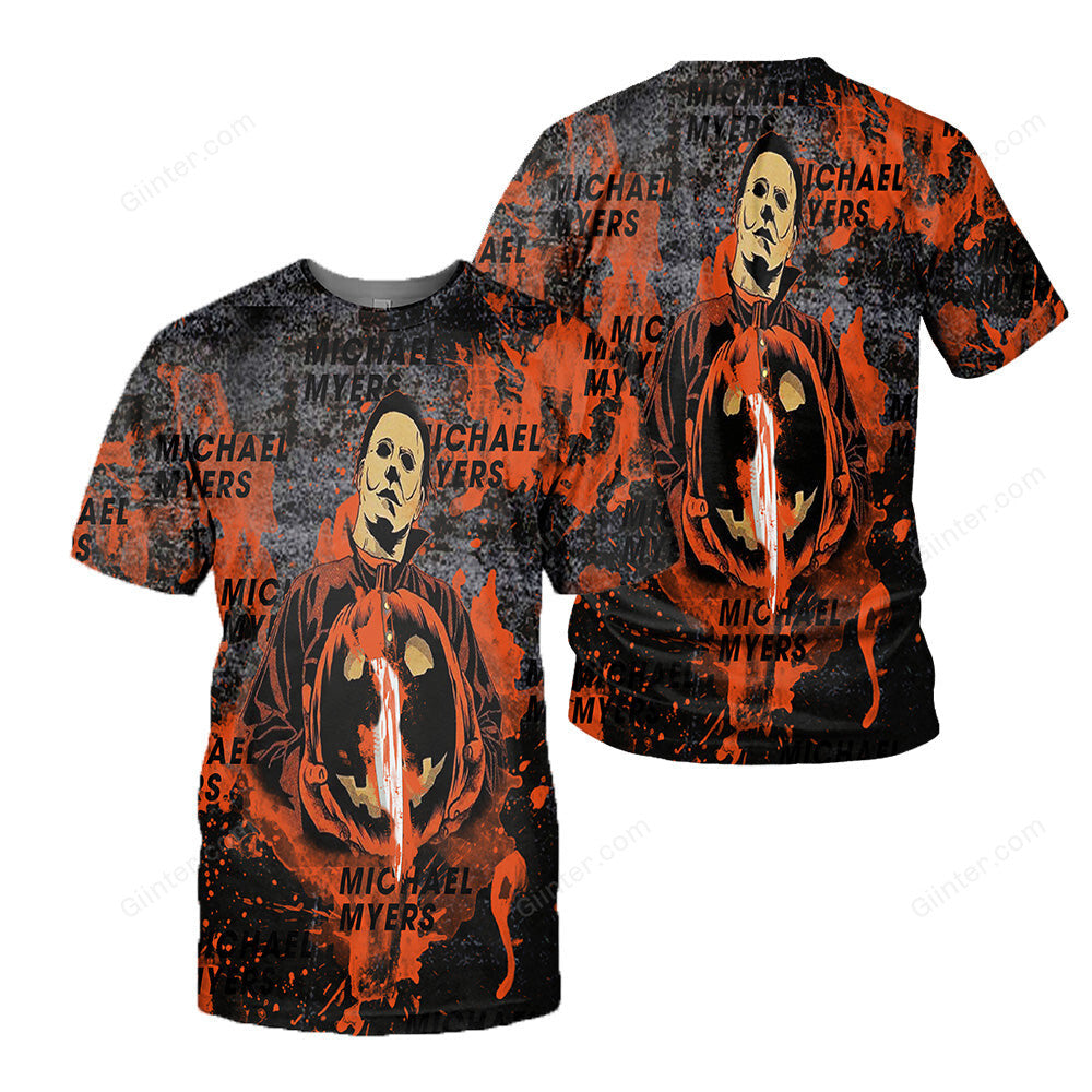 Michael Myers 3D All Over Printed Shirts For Men and Women 118