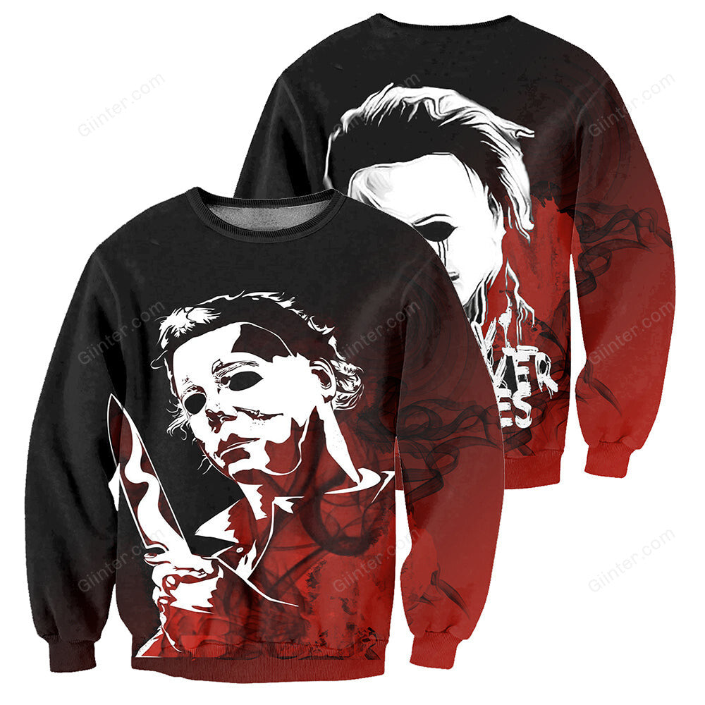 Michael Myers 3D All Over Printed Shirts For Men and Women 12