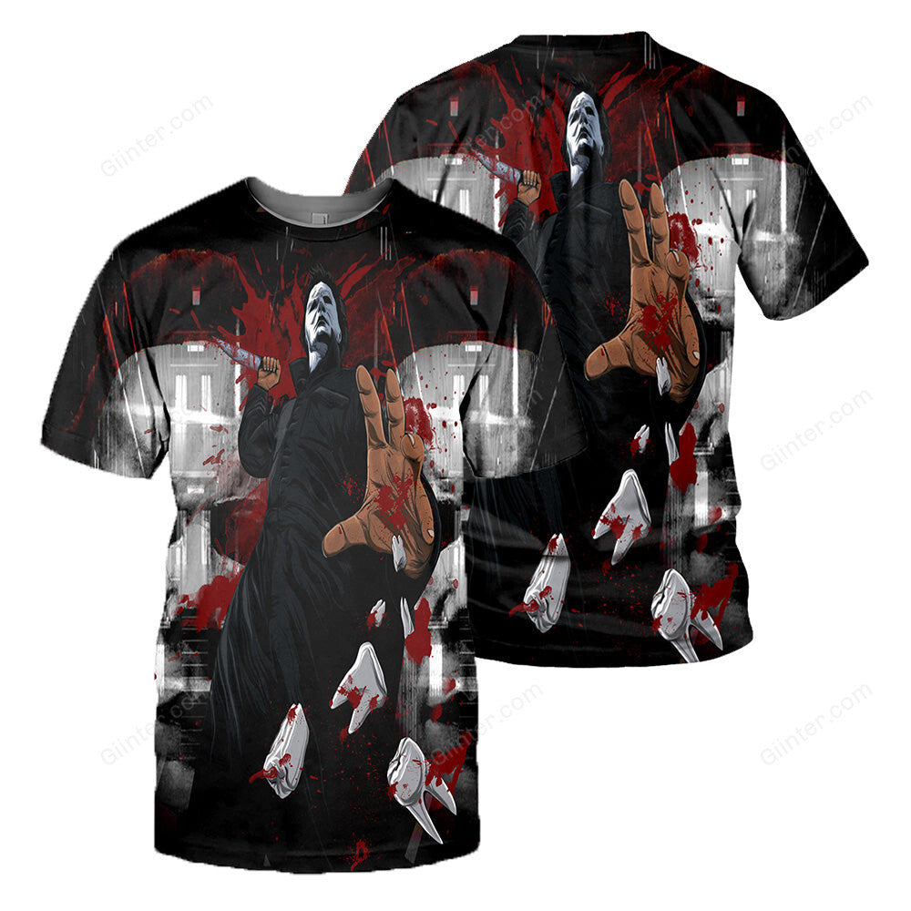 Michael Myers 3D All Over Printed Shirts For Men and Women 123