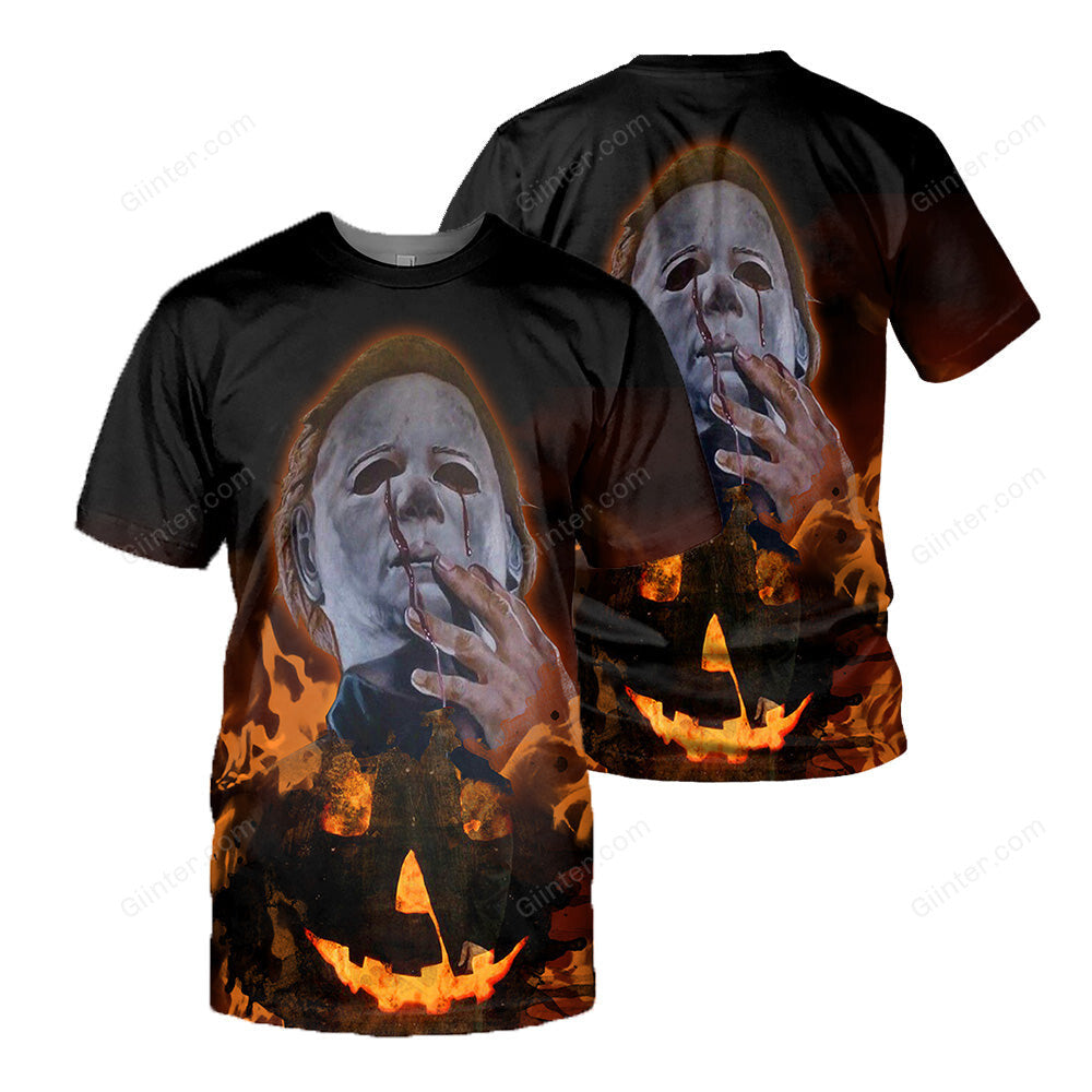 Michael Myers 3D All Over Printed Shirts For Men and Women 124