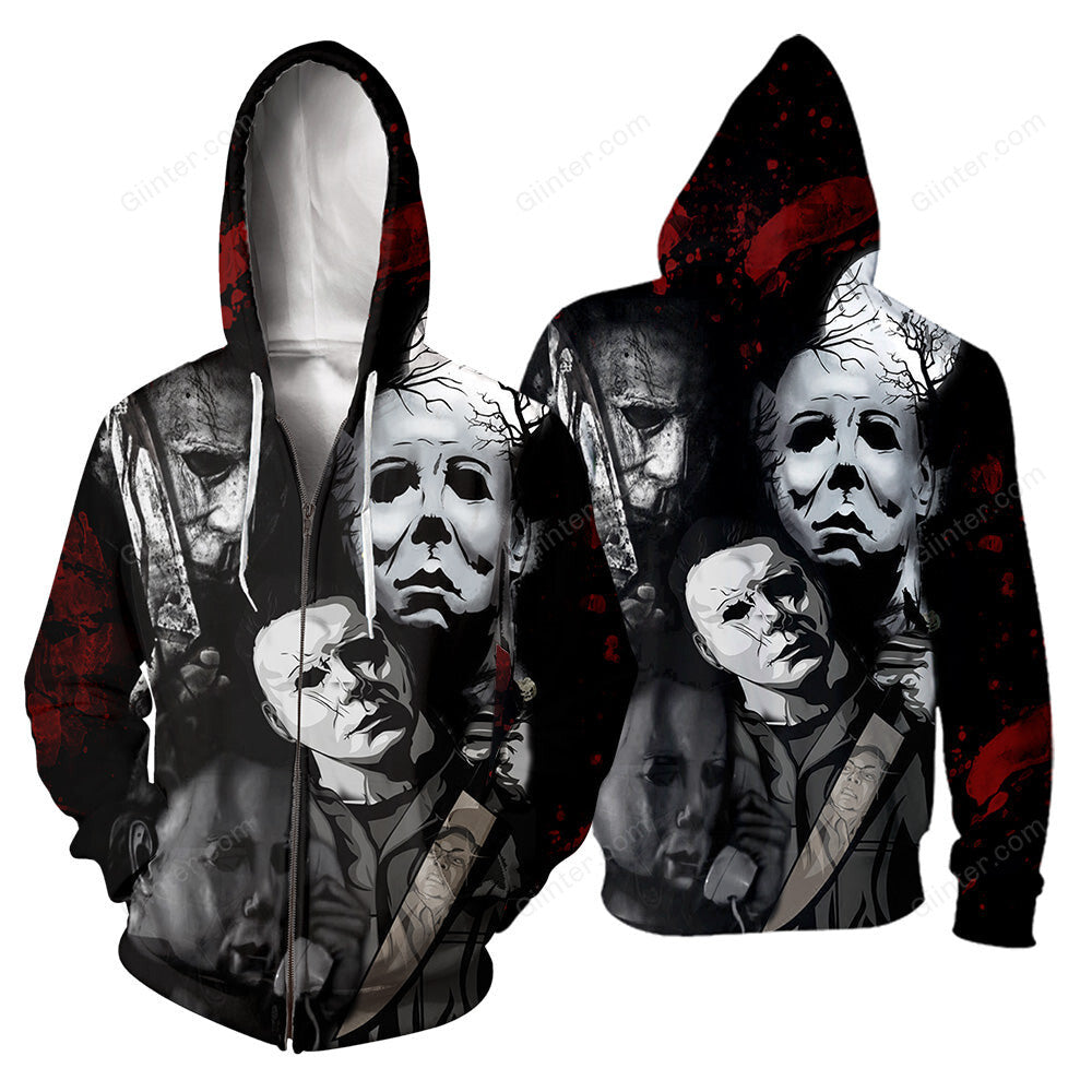 Michael Myers 3D All Over Printed Shirts For Men and Women 131