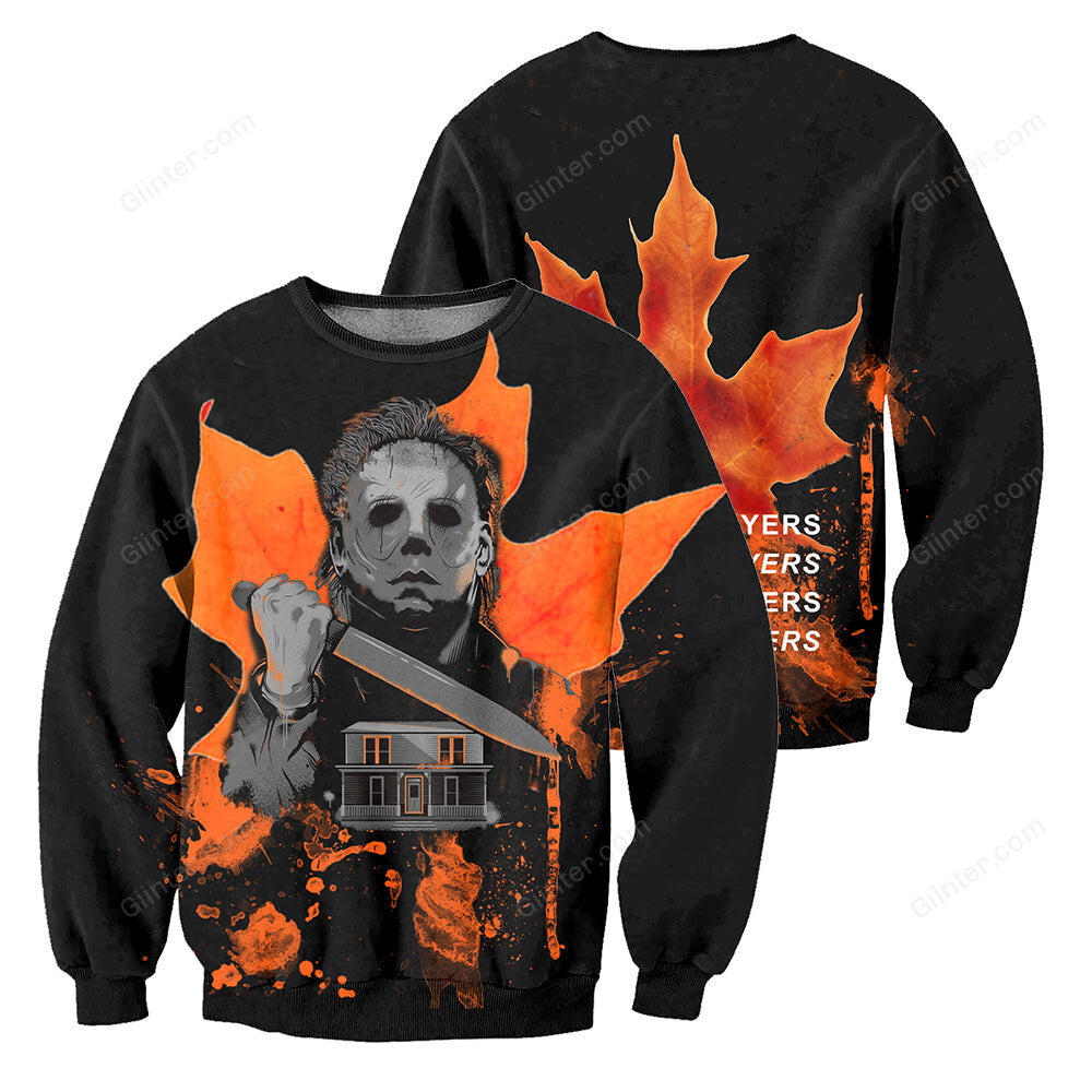 Michael Myers 3D All Over Printed Shirts For Men and Women 14
