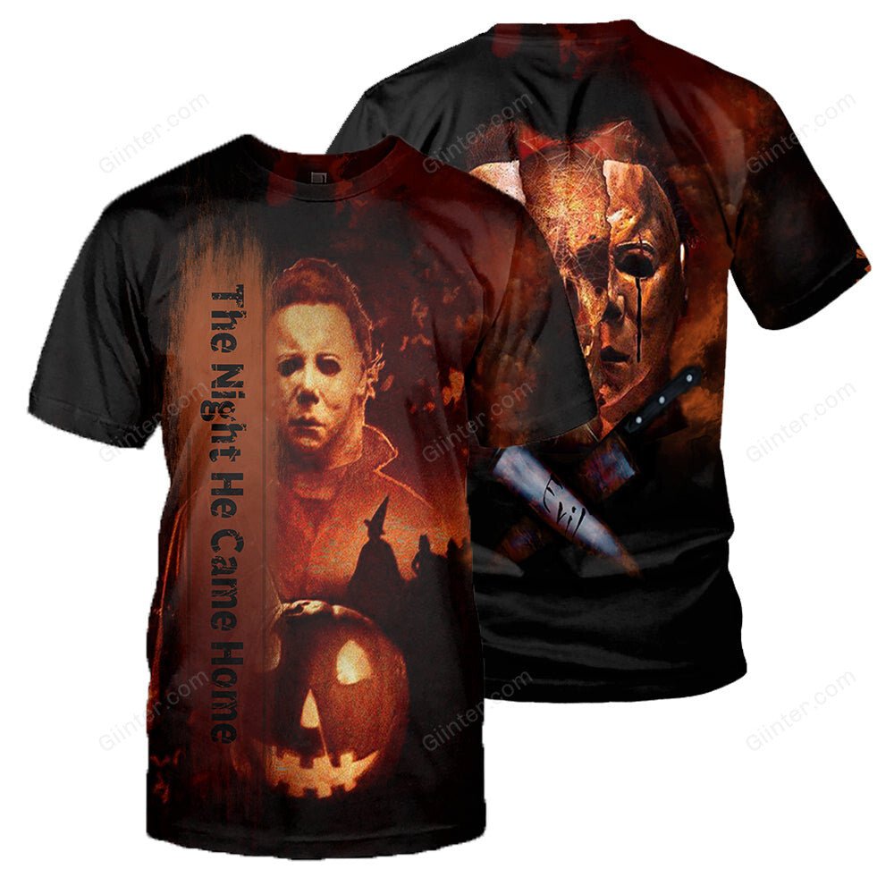 Michael Myers 3D All Over Printed Shirts For Men and Women 15
