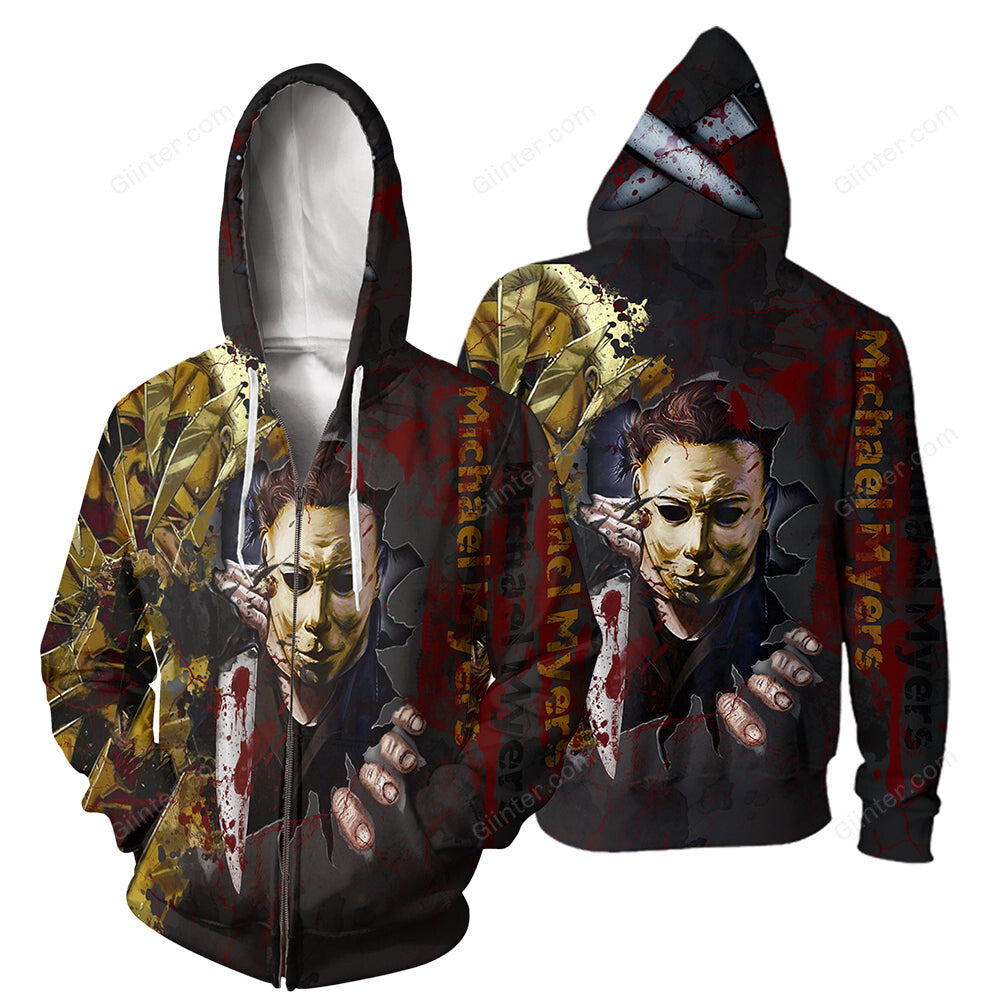 Michael Myers 3D All Over Printed Shirts For Men and Women 16