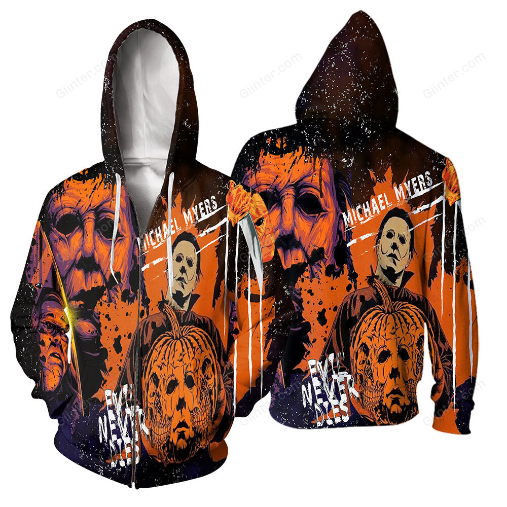 Michael Myers 3D All Over Printed Shirts For Men and Women 17