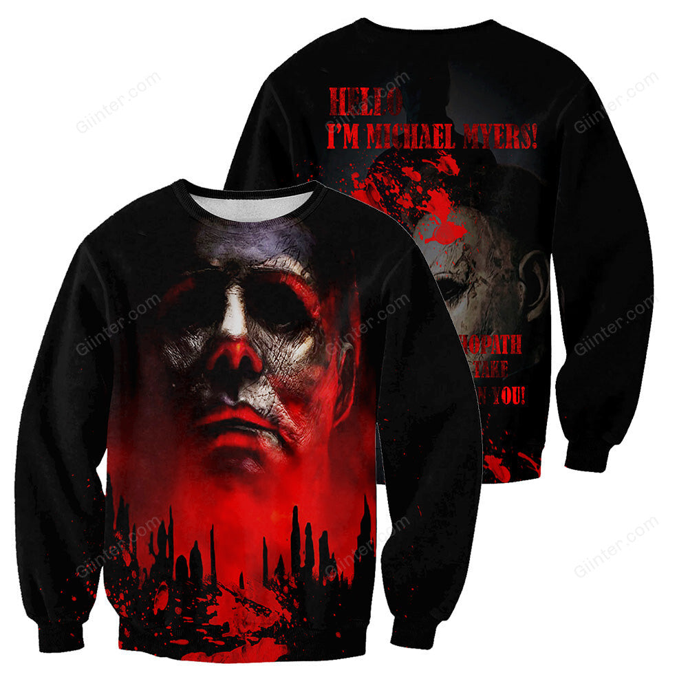 Michael Myers 3D All Over Printed Shirts For Men and Women 177