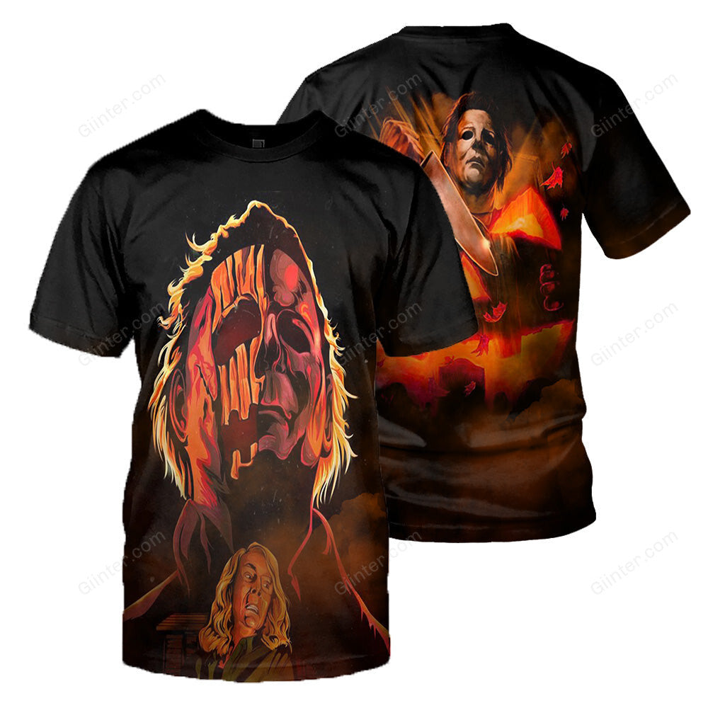 Michael Myers 3D All Over Printed Shirts For Men and Women 198