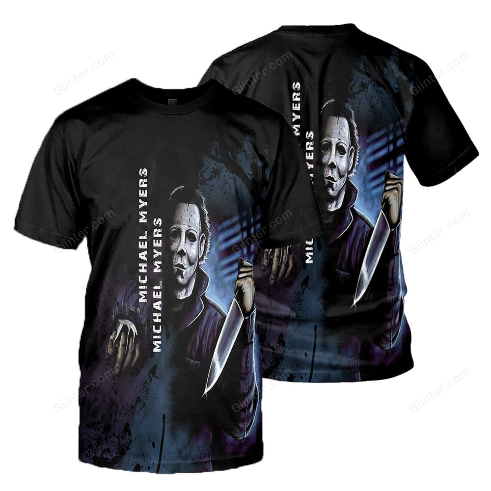 Michael Myers 3D All Over Printed Shirts For Men and Women 22