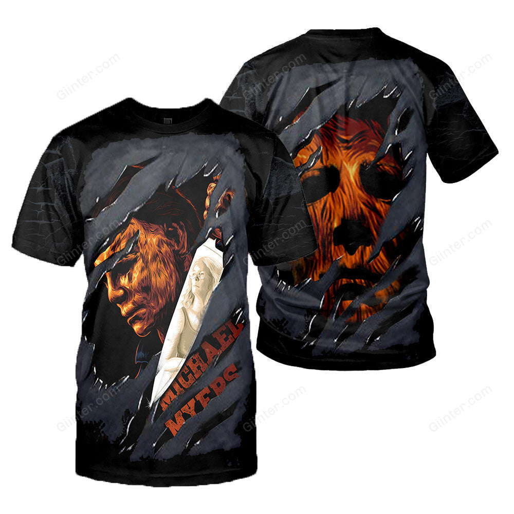 Michael Myers 3D All Over Printed Shirts For Men and Women 247