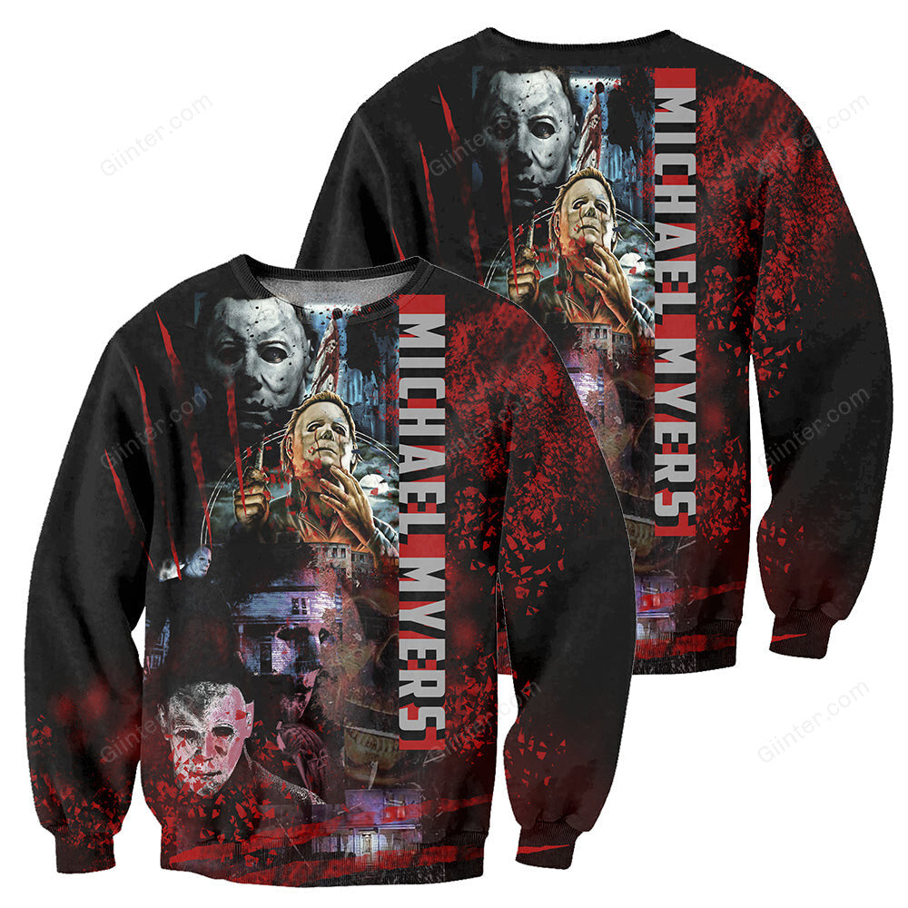 Michael Myers 3D All Over Printed Shirts For Men and Women 25