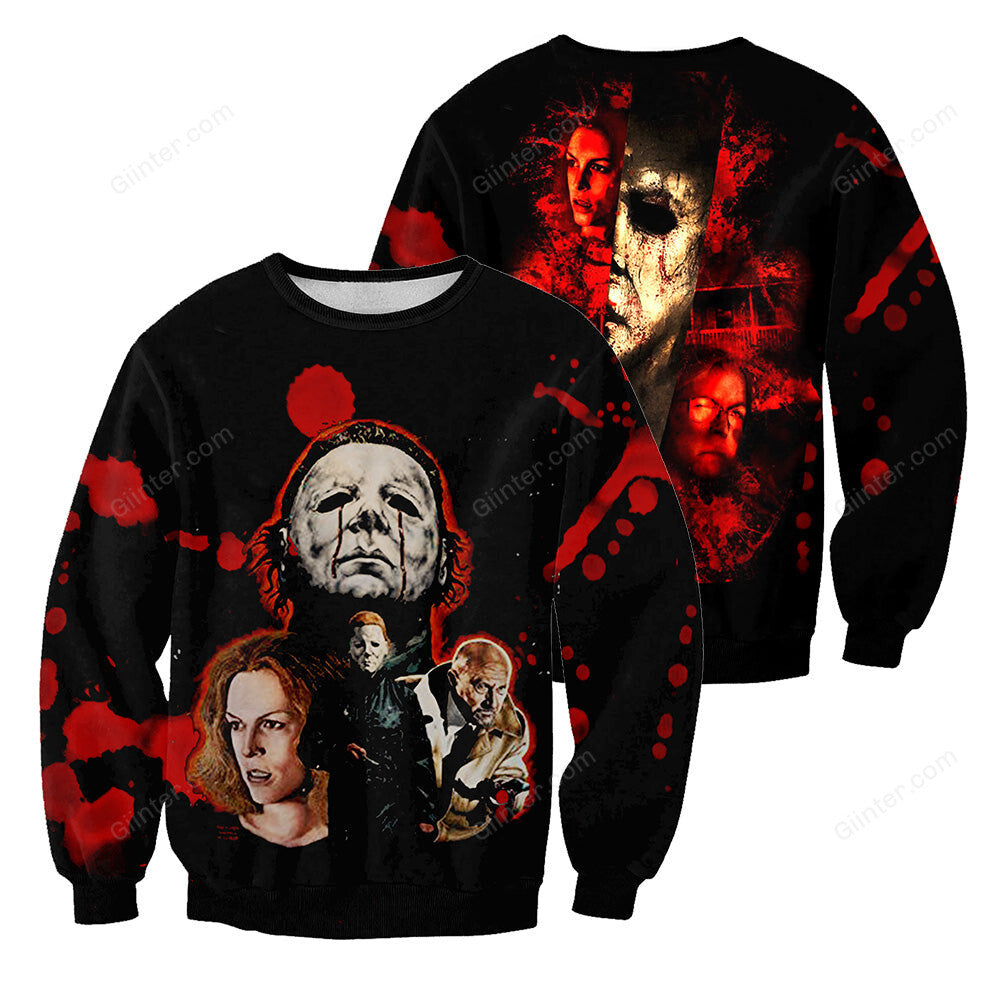 Michael Myers 3D All Over Printed Shirts For Men and Women 256