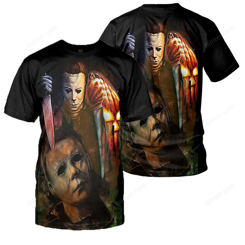Michael Myers 3D All Over Printed Shirts For Men and Women 258
