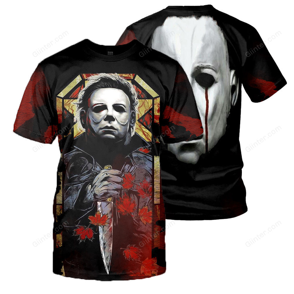 Michael Myers 3D All Over Printed Shirts For Men and Women 260