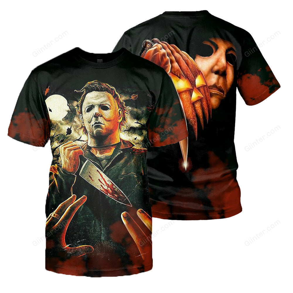 Michael Myers 3D All Over Printed Shirts For Men and Women 269