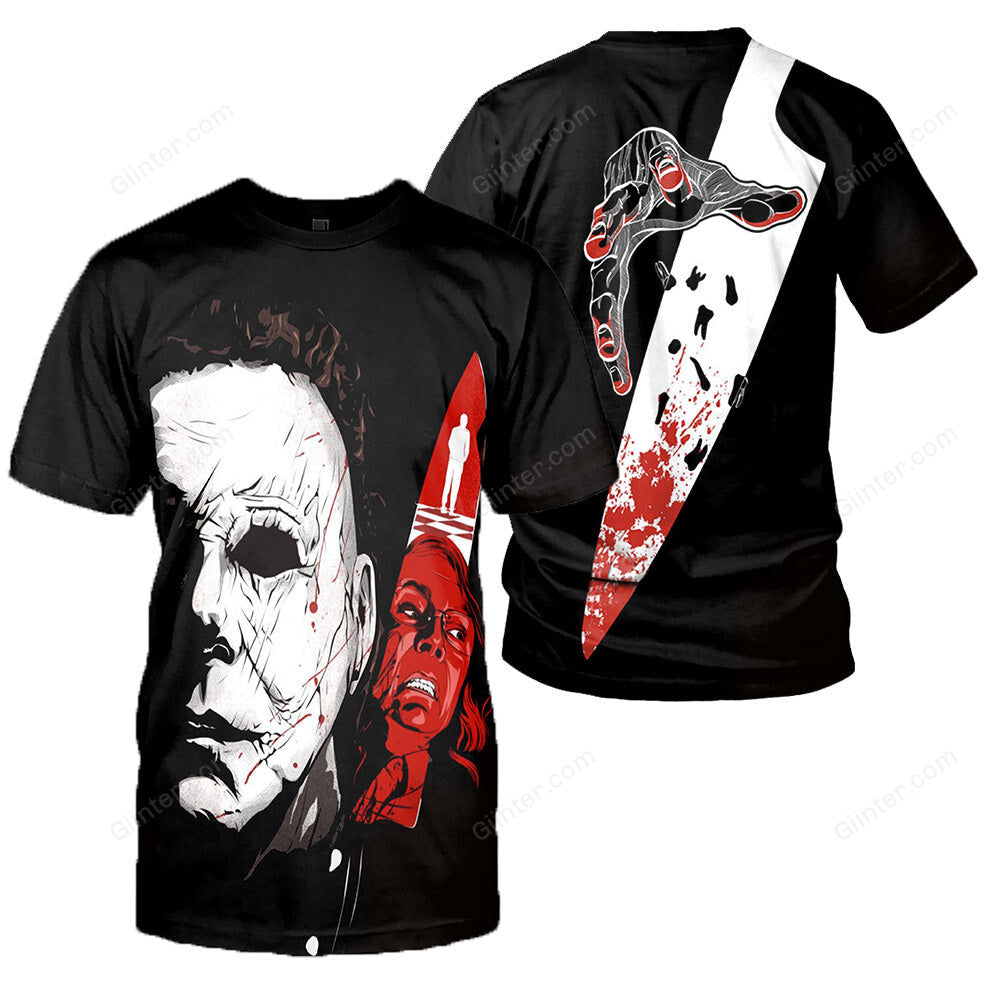 Michael Myers 3D All Over Printed Shirts For Men and Women 275