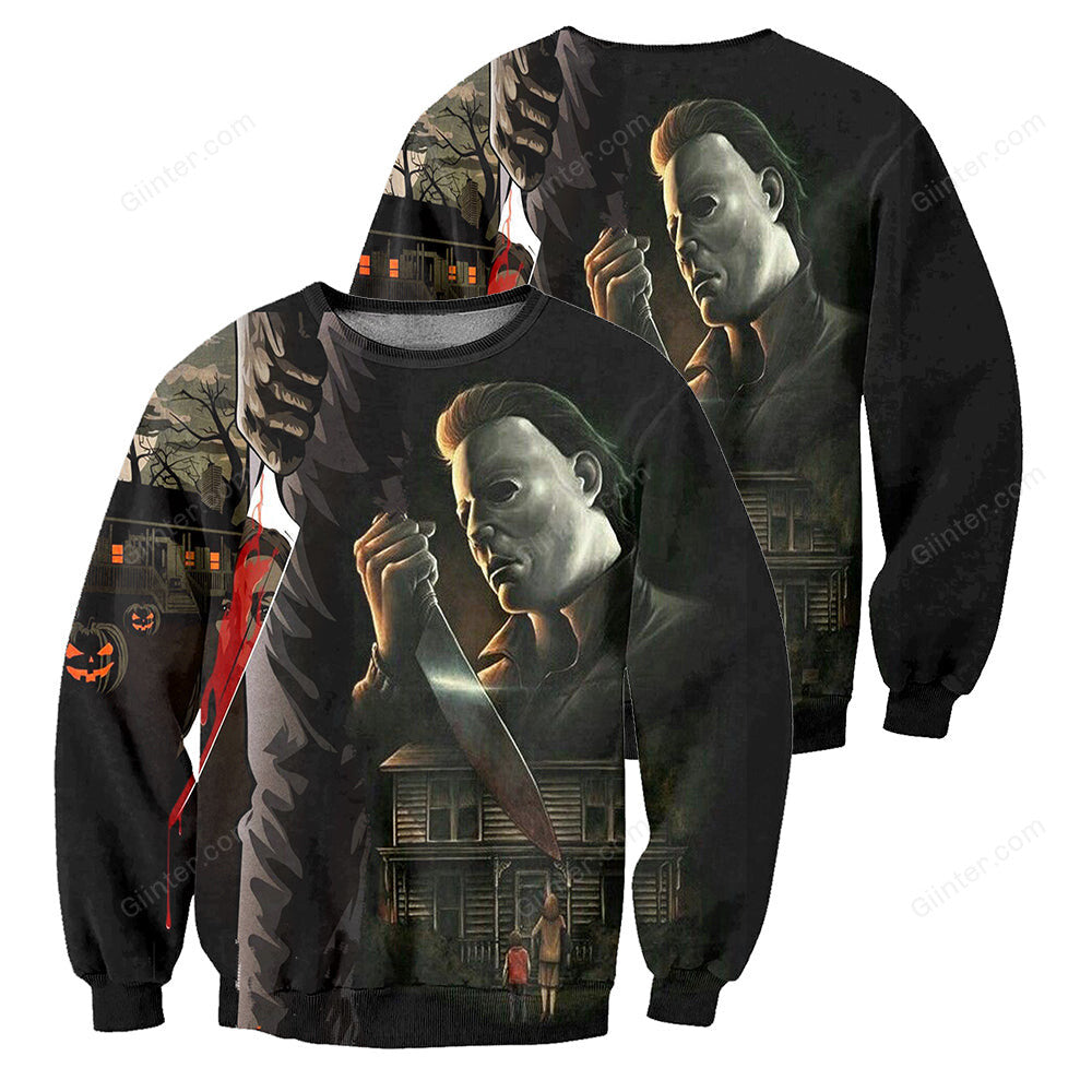 Michael Myers 3D All Over Printed Shirts For Men and Women 29