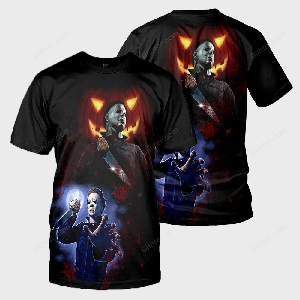 Michael Myers 3D All Over Printed Shirts For Men and Women 290