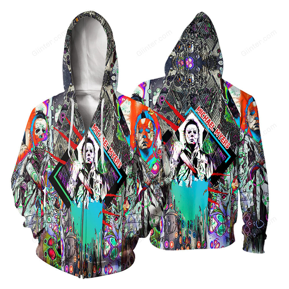 Michael Myers 3D All Over Printed Shirts For Men and Women 31