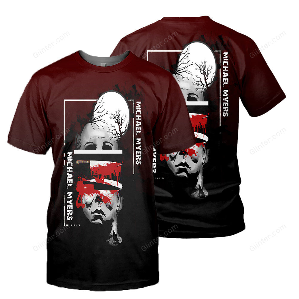 Michael Myers 3D All Over Printed Shirts For Men and Women 32