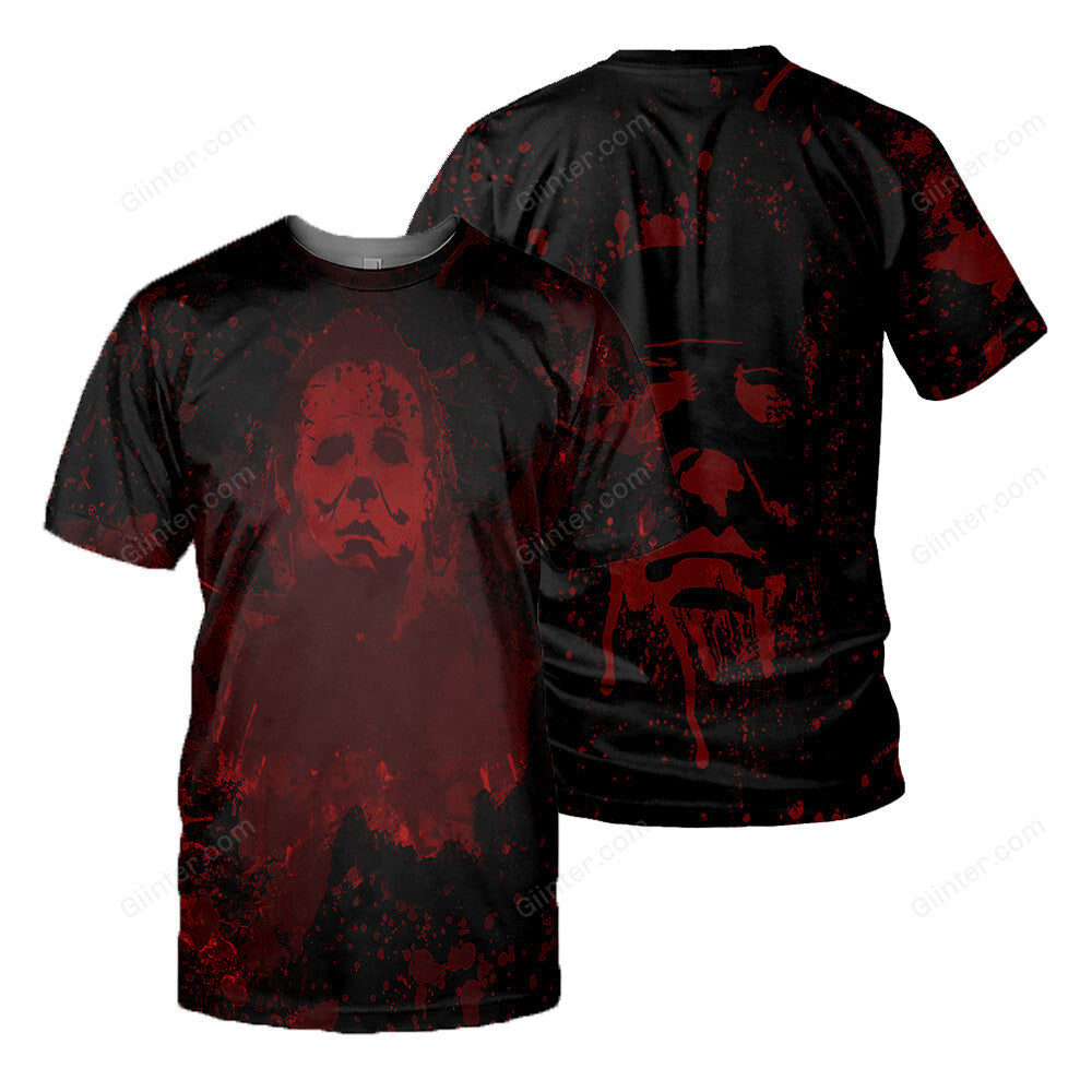 Michael Myers 3D All Over Printed Shirts For Men and Women 34