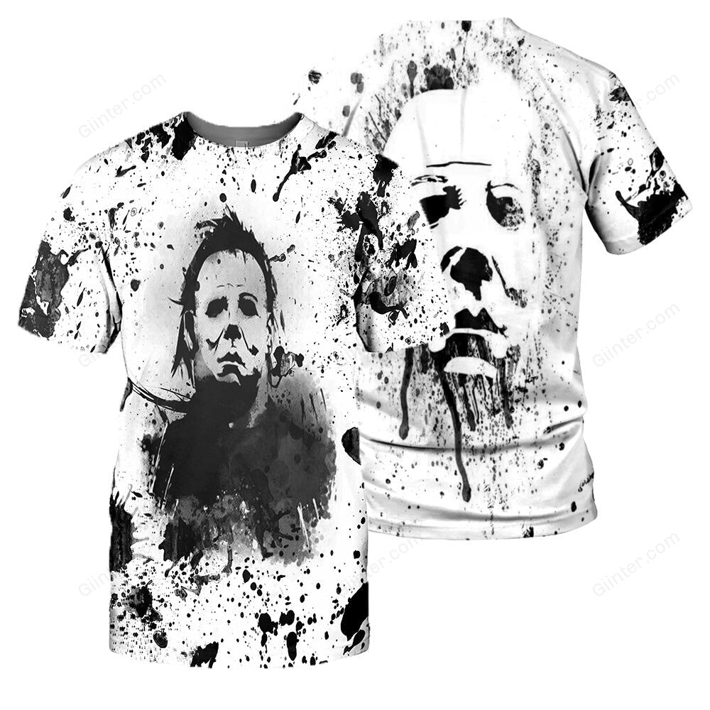 Michael Myers 3D All Over Printed Shirts For Men and Women 34