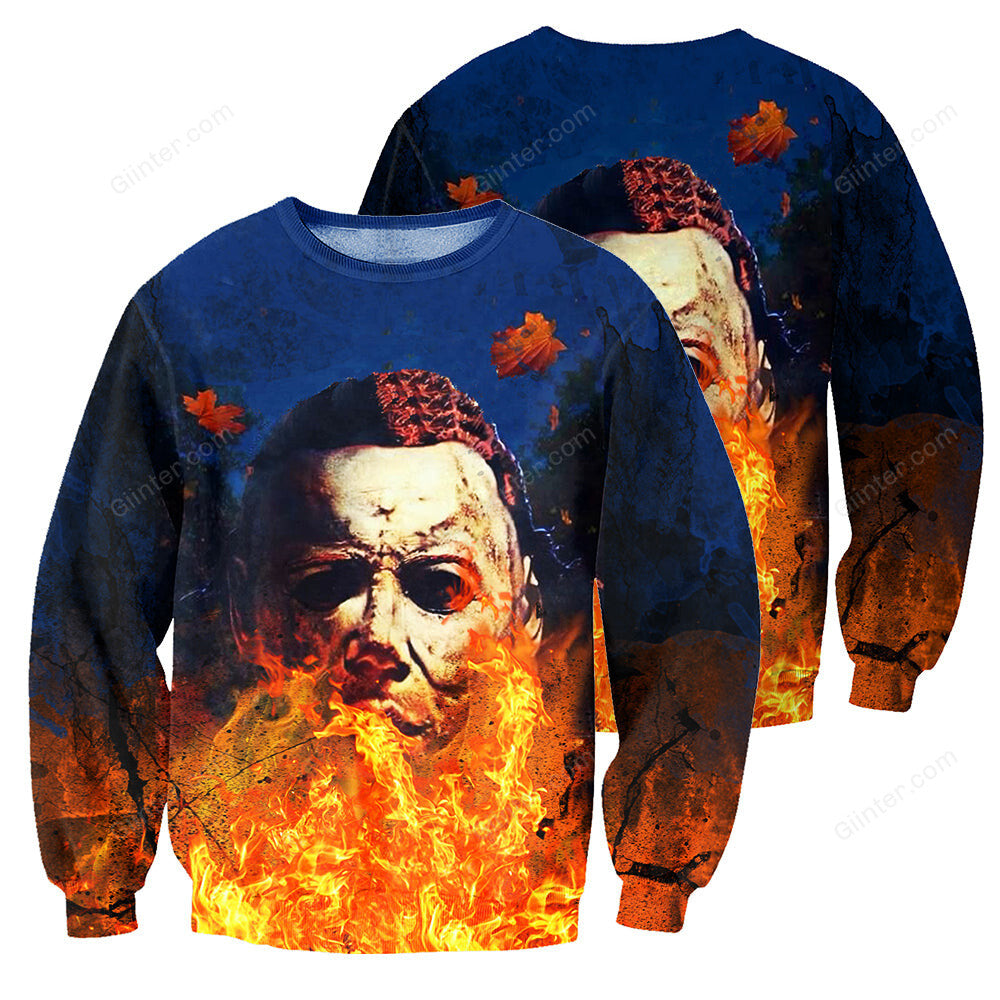 Michael Myers 3D All Over Printed Shirts For Men and Women 35