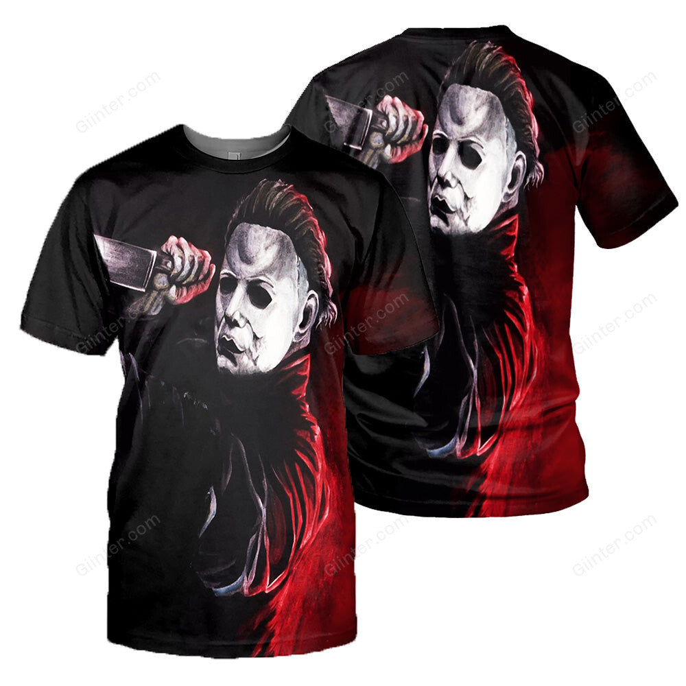 Michael Myers 3D All Over Printed Shirts For Men and Women 36
